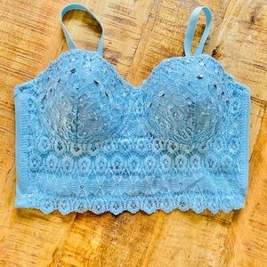 Crystal Lace Corset Top